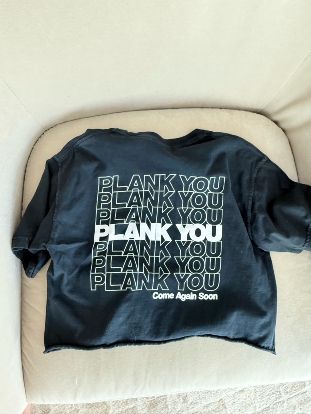 Y7 Yoga Graphic Crop Tee